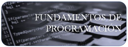 FUNDAMENTOS DE PROGRAMACION